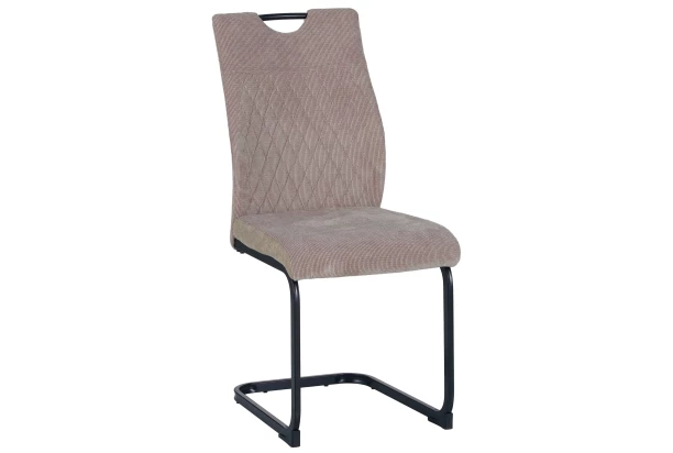 Jídelní židle Gent, béžová látka/látka v optice kůže