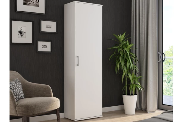 Víceúčelová skříň s policemi Nitro, 50 cm, bílá