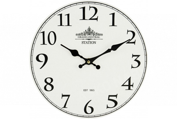 Nástěnné hodiny Grand Central Station 30 cm, MDF