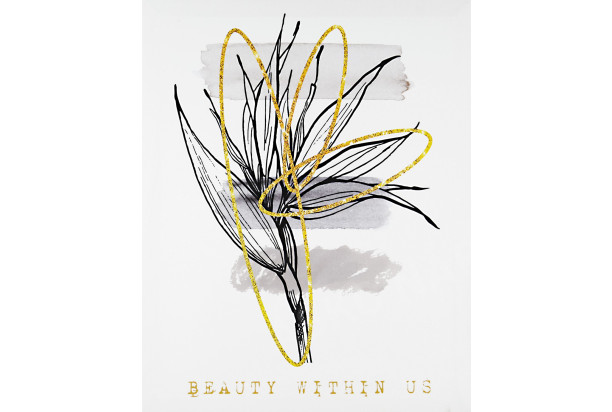 Obraz na plátně Abstrakce Beauty Within Us, 40x50 cm