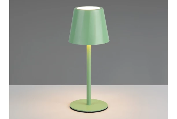 Nabíjecí LED stolní lampička Diaz, zelená