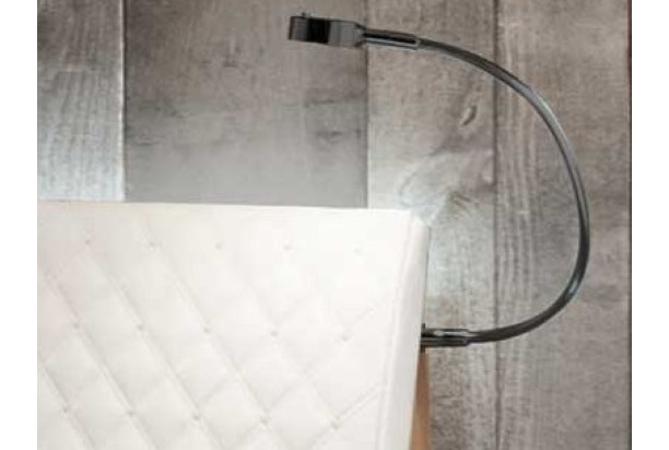 Set 2 ks polohovací lampička k posteli LED-Flex, šedá