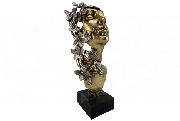 Dekorace busta Hlava ženy, 40 cm