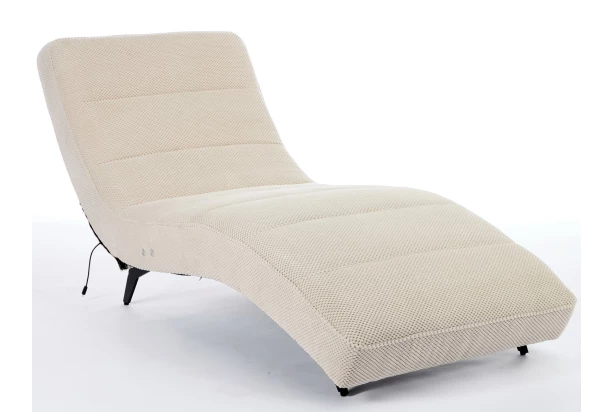 Relaxační lehátko s elektrickým polohováním Monaco, béžová látka