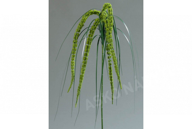 Umělá květina Laskavec (Amaranthus), zelená