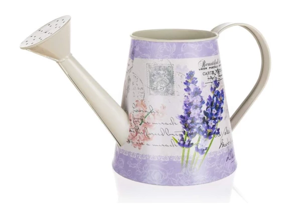 Dekorativní konvička Levandule, 13x14 cm