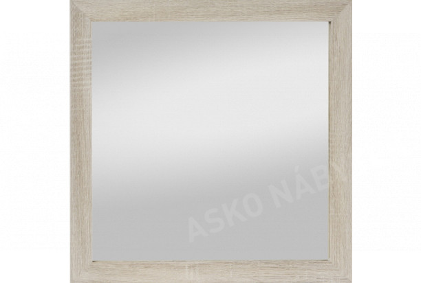 Nástěnné zrcadlo Kathi 45x45 cm, světlý dub