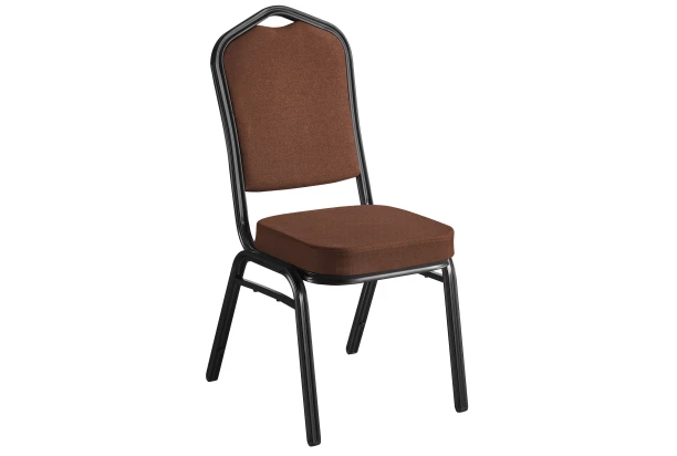 Jídelní židle Jazz, hnědá látka