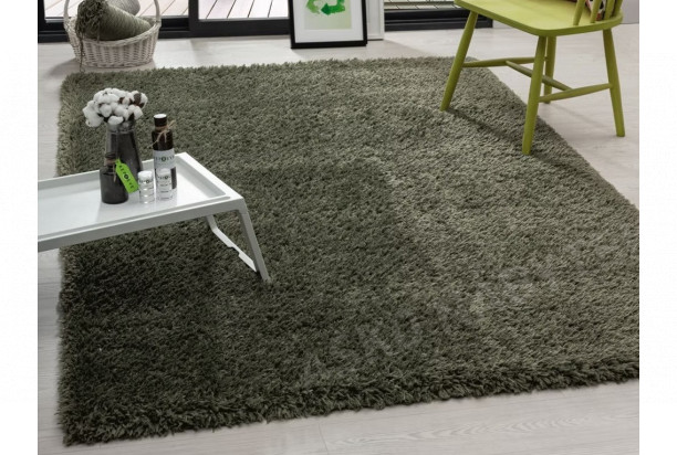 Eko koberec Floki 60x110 cm, tmavě zelený