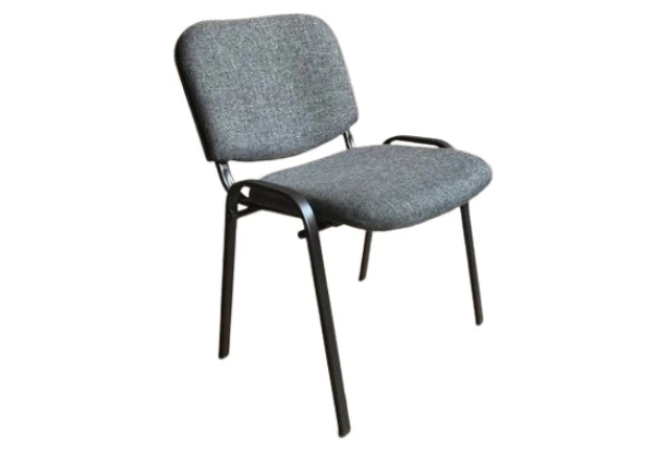 Konferenční židle Zuza, dýmově šedá tkanina