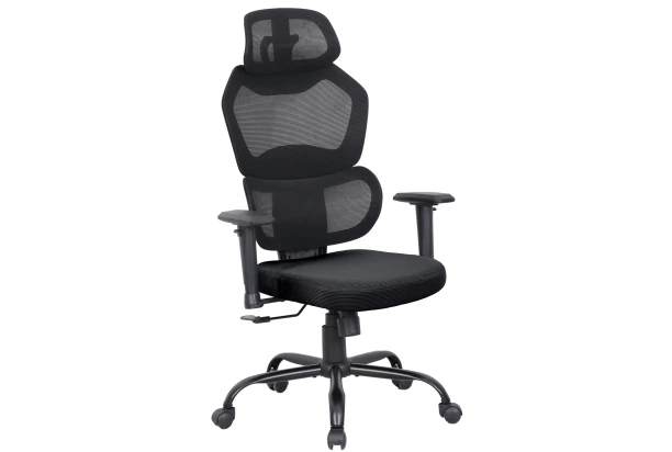 Kancelářská židle Air-Plus, černá látka