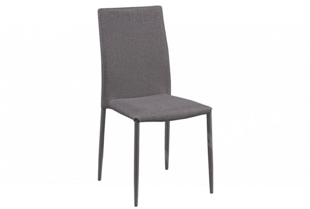 Jídelní židle Doris, šedá látka