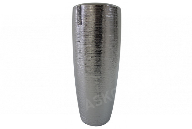 Váza Modern 41 cm, stříbrná