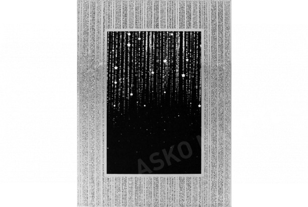 Fotorámeček skleněný 13x18 cm, stříbrný třpytivý