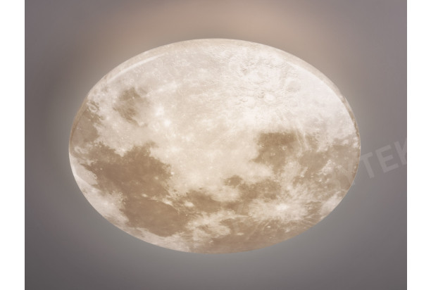 Stropní LED osvětlení Moonika 37 cm, motiv měsíc