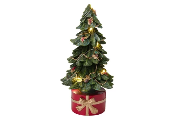 Dekorace LED vánoční stromeček, 13x27 cm