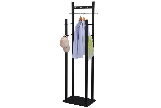 Stojací věšák na šaty Mistral, černý