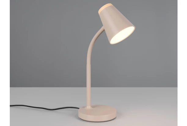 Stolní LED lampa Pongo, béžová