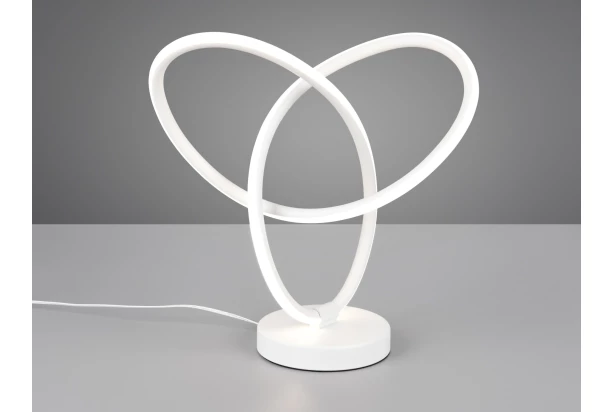 Stolní lampa LED Lando, bílá