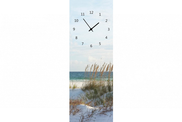 Nástěnné hodiny Pláž, 20x60 cm