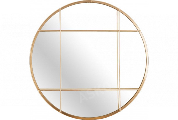 Nástěnné zrcadlo Fine 50 cm, zlaté