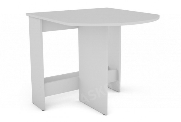 Výklopný jídelní stůl Samson 80x87,5 cm, bílý
