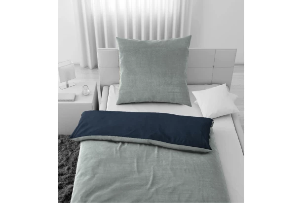 Povlečení Cashmere Touch, stříbrná/antracit