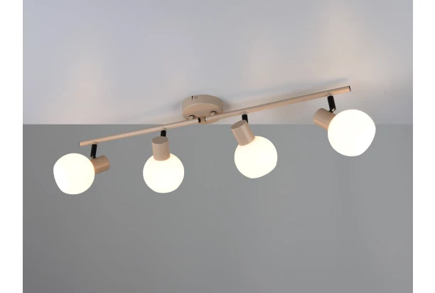 Stropní osvětlení Boba, béžová, 4 svítidla