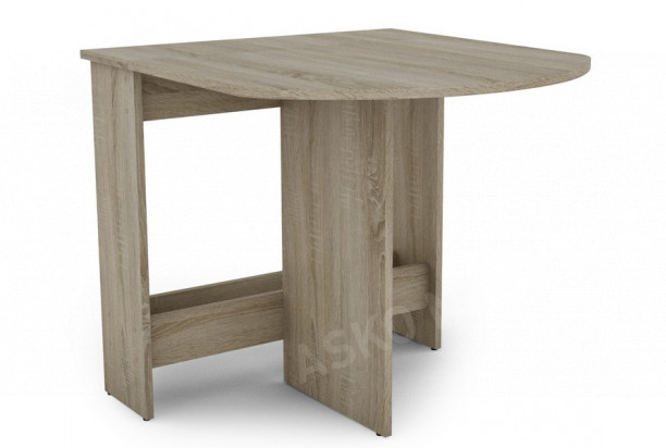 Výklopný jídelní stůl Samson 80x87,5 cm, dub sonoma