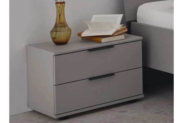 Set nočních stolků (2 ks) Tilburg, šedá sahara