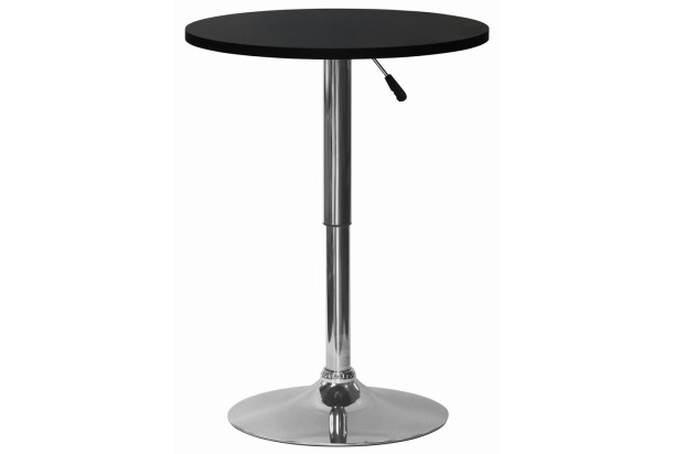 Kulatý barový stůl Laurent 60 cm, černý