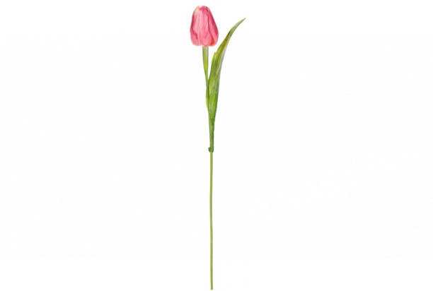 Umělá květina Tulipán 43 cm, růžová