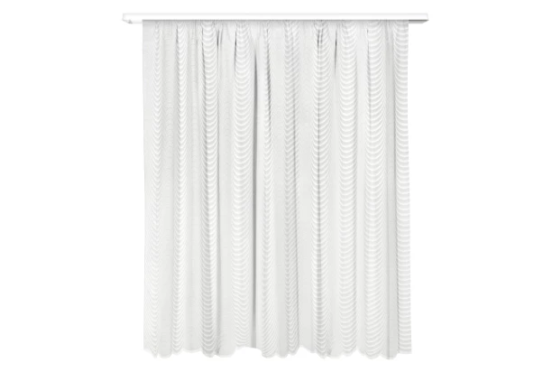 Záclona Toulose 175x300 cm, bílá