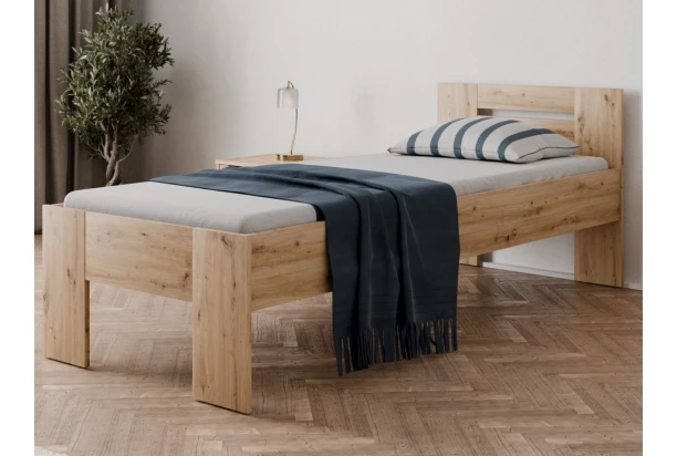 Postel Osaka 80x200 cm, dub artisan