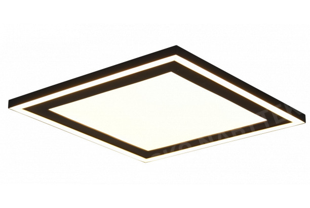 Stropní/nástěnné LED osvětlení Carus 33x33 cm, černé
