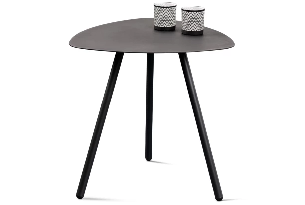 Stolek Mira, průměr 50 cm, antracitový