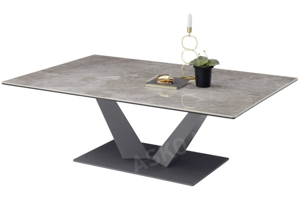 Konferenční stolek Gisele, imitace mramoru