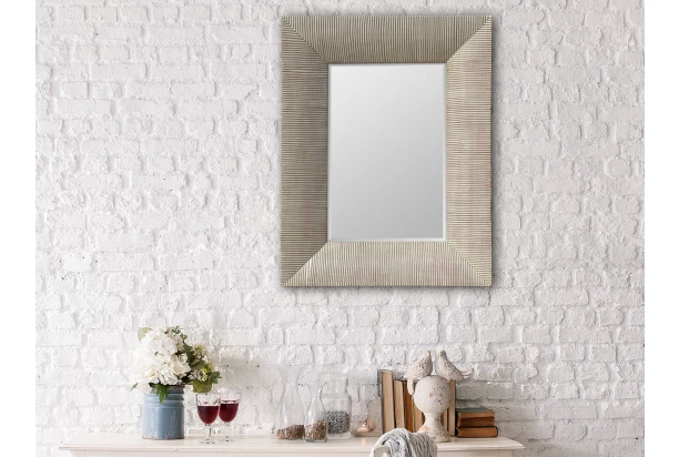 Nástěnné zrcadlo 58x38,5 cm, zlaté