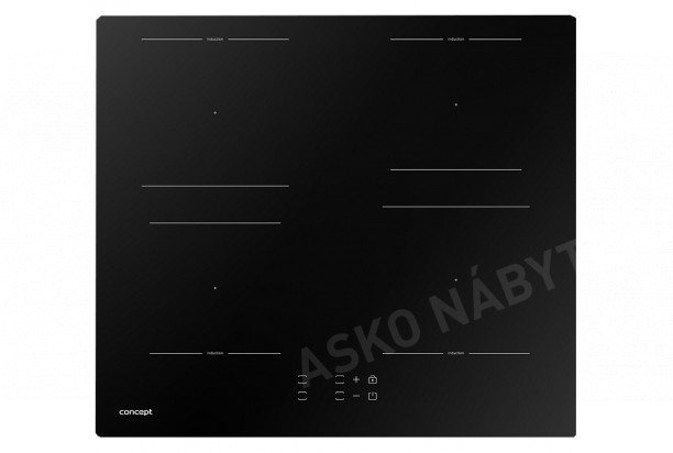 Vestavná indukční varná deska Concept IDV2260, černá - použité zboží z výstavy