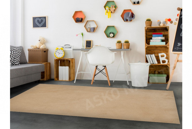 Kožešinový koberec Rabbit 60x120 cm, pískový