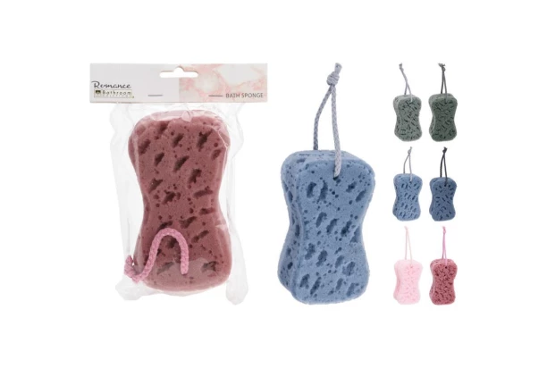 Koupelnová houba 15x9x5,5 cm, mix barev