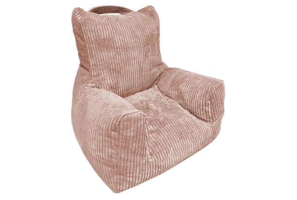 Dětské křeslo Tobi Plus, růžová strukturovaná látka