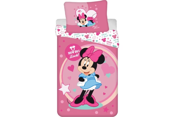 Dětské povlečení Minnie Sweet like me, růžové