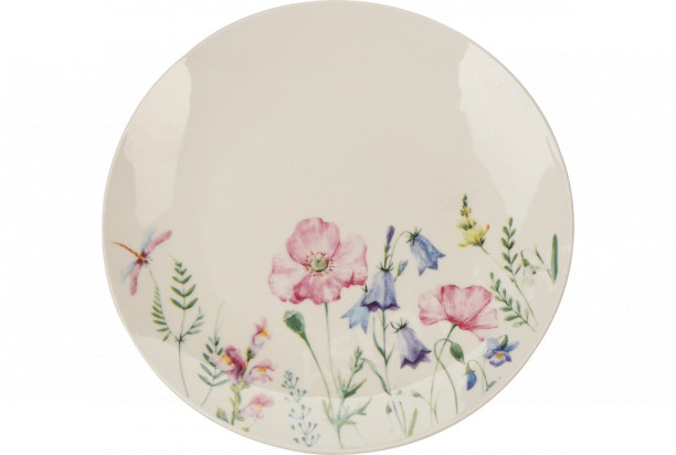 Dezertní talíř 20 cm, rozkvetlá louka