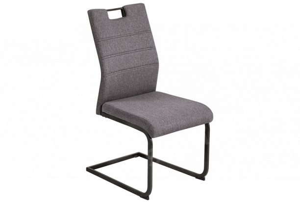Jídelní židle Calli, šedá látka
