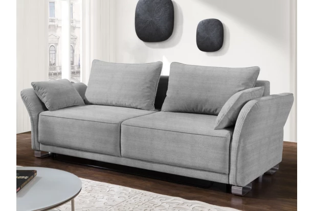 Pohovka Loretto, světle šedá látka