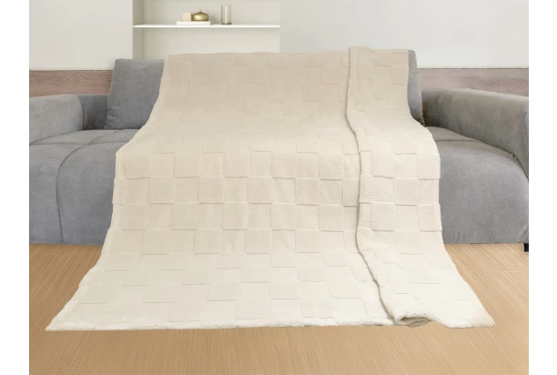 Deka Karo Sherpa 140x200 cm, písková