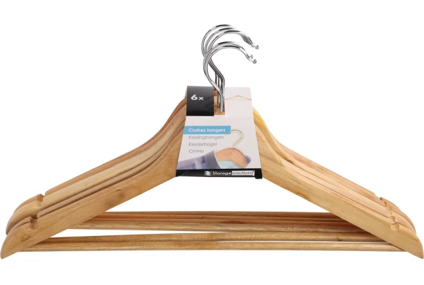 Sada ramínek (6 ks) dřevěná