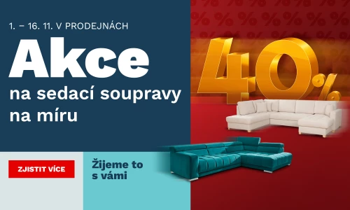 40 % na sedačky na míru 1-16-11-2025
