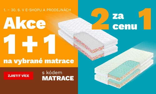 Matrace 1+1 zdarma 1-30-6-2026